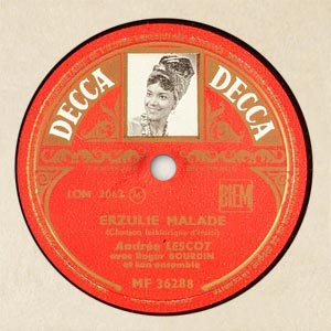 Chansons Créoles - Chansons Folkloriques D'Haïti - Andrée Lescot