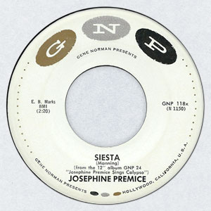 Siesta / Hollywood Calypso - Josephine Premice