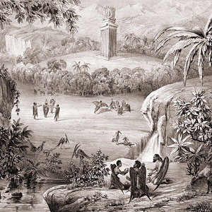 Crescent-Shaped Dreams Over The Land Of Pisces - Kingsley Kings Laurent